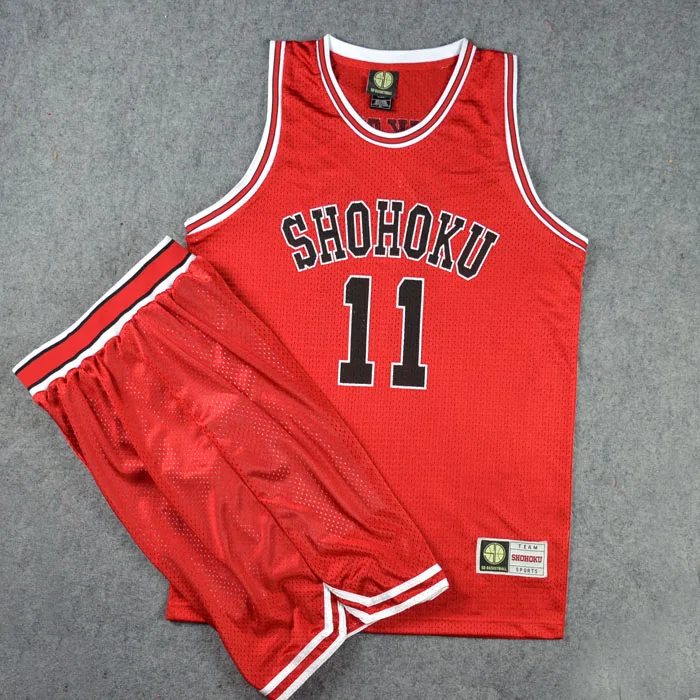 KAKUTA SAKURAGI KAEDE RUKAWA ISHII SASAOKA KUWATA Haruko Akagi костюмы для косплея SLAM DUNK Shohoku Ретро