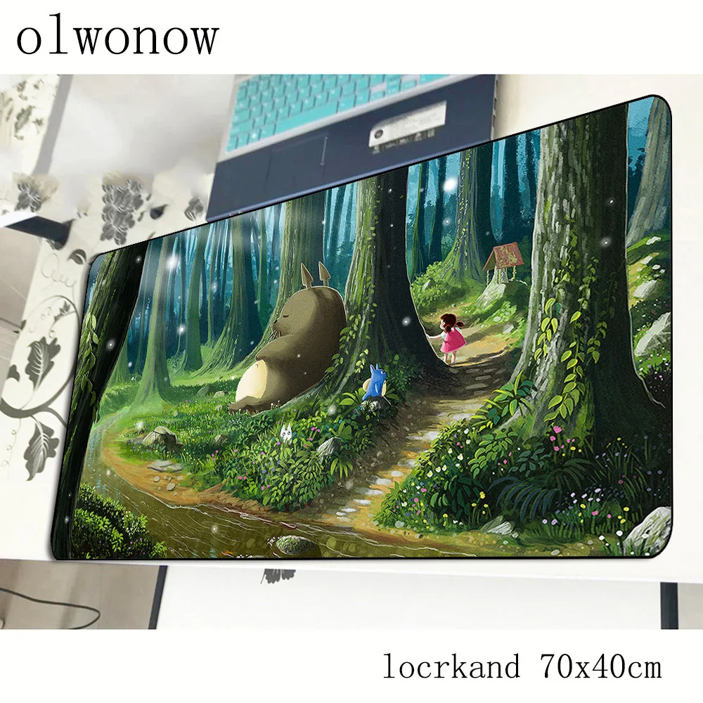 Игровой коврик для мыши Totoro с заблокированным краем 700x400x2 мм игровой ноутбука