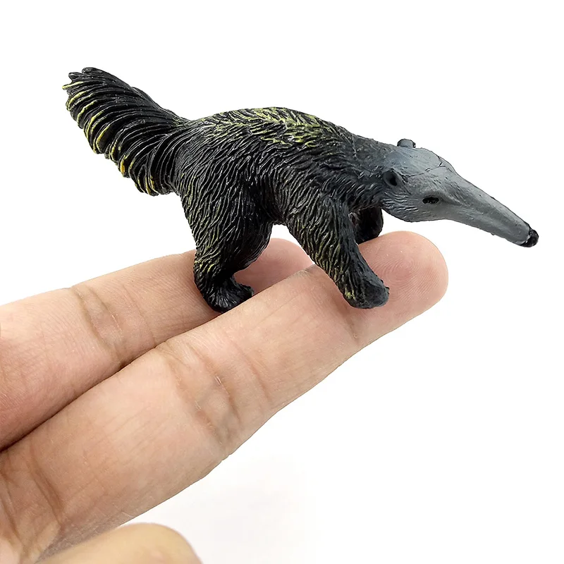 Моделирование леса диких животных модель один кусок Барсук Росомаха Anteater Beaver Bear фигурка ПВХ игрушка фигурка подарок для детей