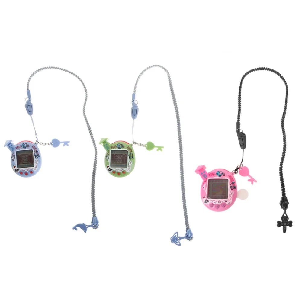OOTDTY lcd Cyber Virtual Digital Pet электронная игровая машина с застежкой молнией для детей и