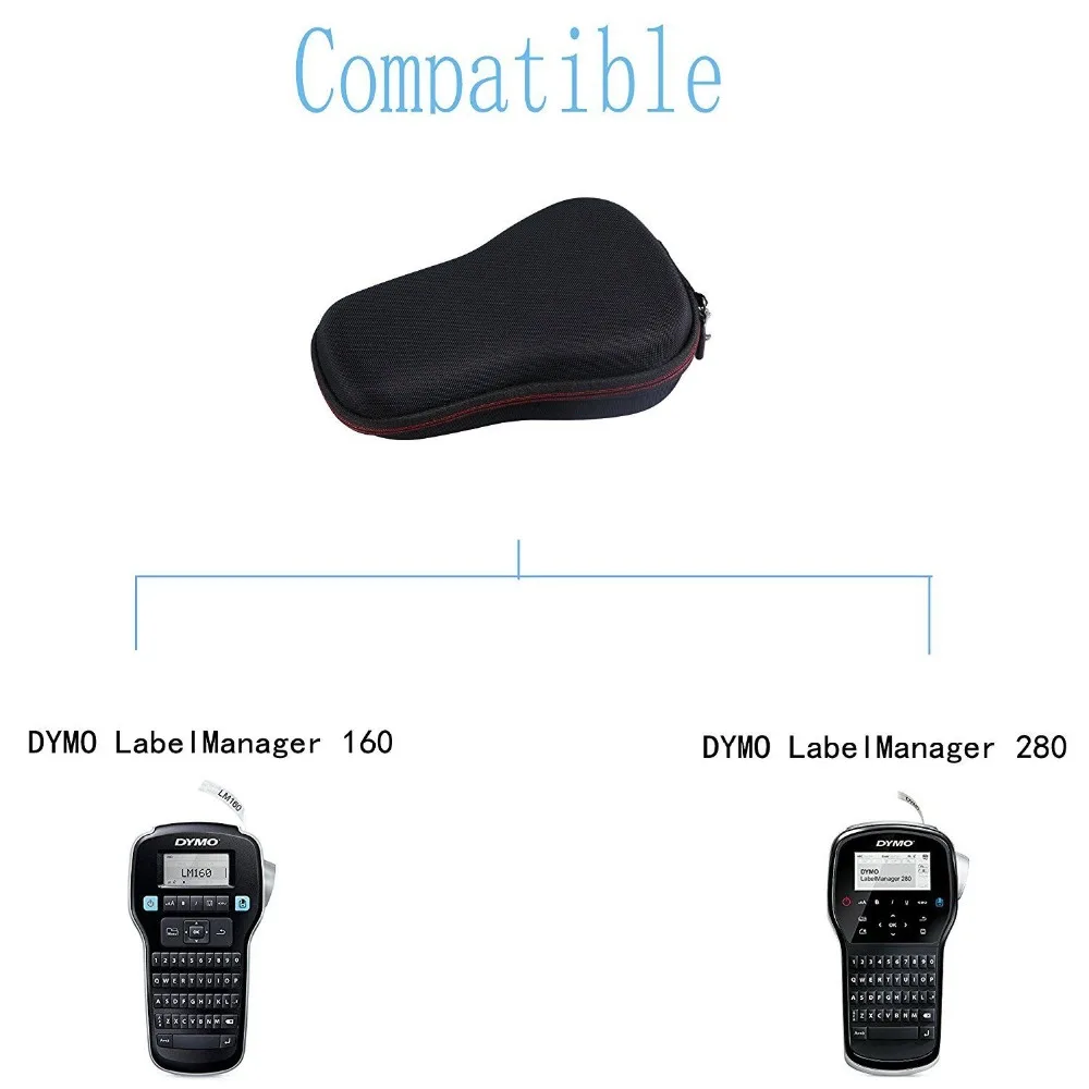 LTGEM EVA Storage Travel Carrying Case  For DYMO Label Manager 160&280 Handheld Label Maker Storage Pouch