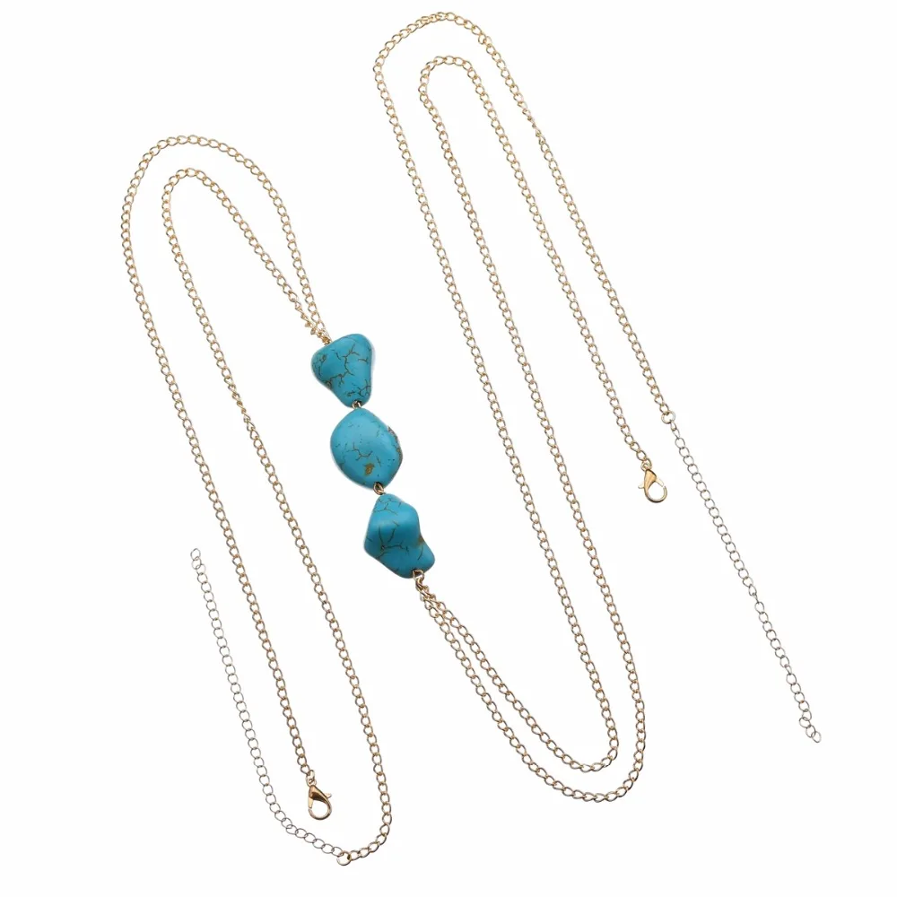 MESTILO Women Sexy Body Charming Jewelry Summer Beach Bikini Harness Chain Gold Color Crossover Belly Waist Necklace | Украшения и