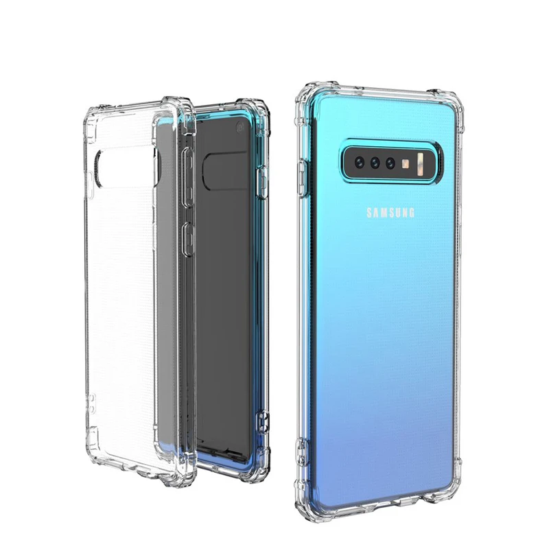 Мягкий прозрачный противоударный чехол CAPSSICUM для Samsung Galaxy S10 чехлы Plus S10e samsung PLUS S10E