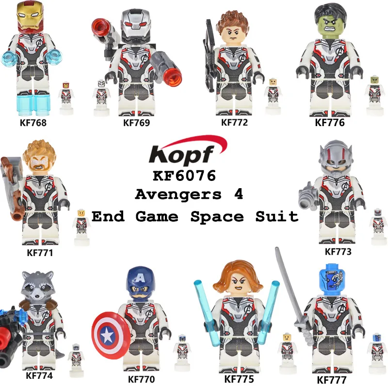 Legoings marvel супергерой DC Бэтмен Супермен Мороз крем-убийца составное здание блоки