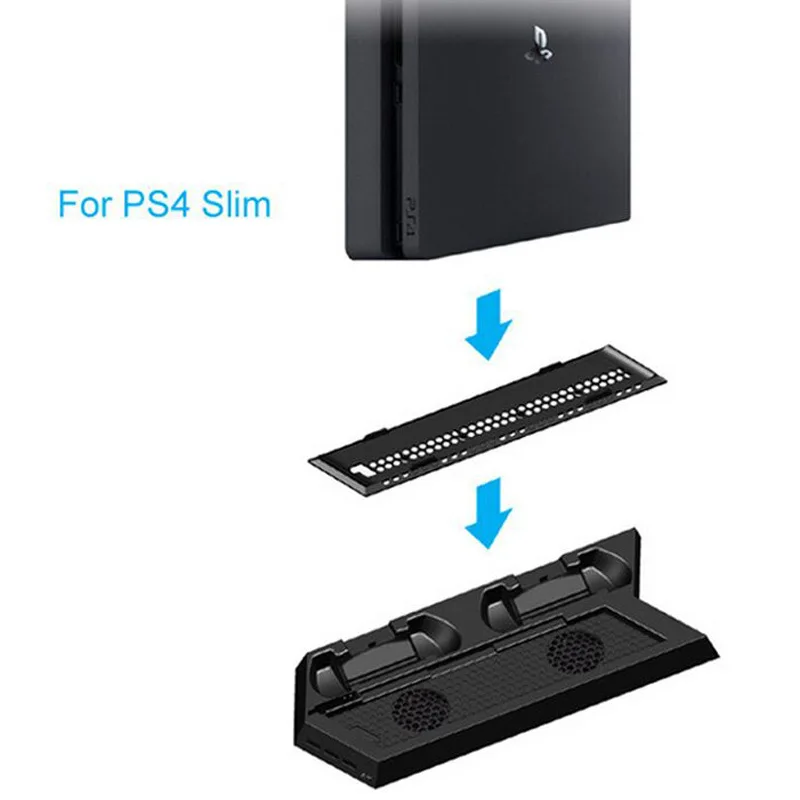 Для PS4 Slim консоли вертикальная подставка кронштейн тело держатель док станция