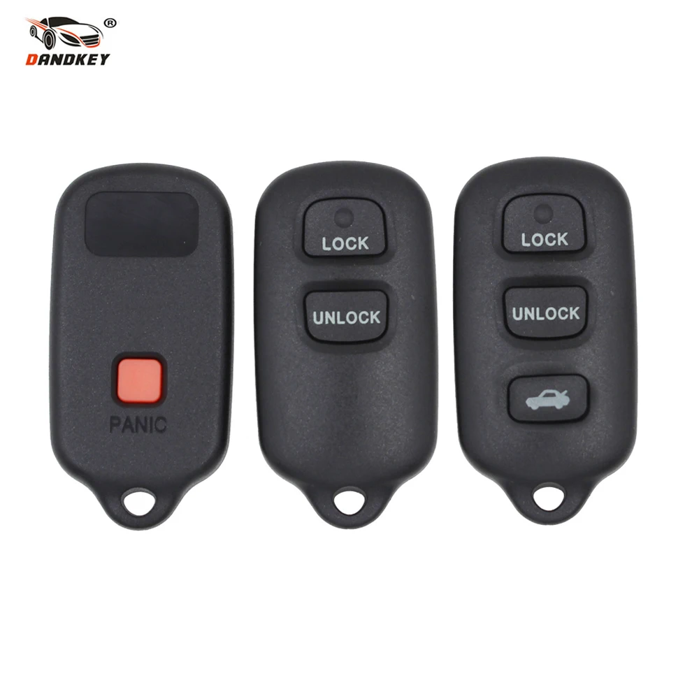 DANDKEY 10x дистанционный чехол для ключей без ключа 2 + 1 3 4 кнопки TOYOTA RAV Cruiser 4Runner Camry