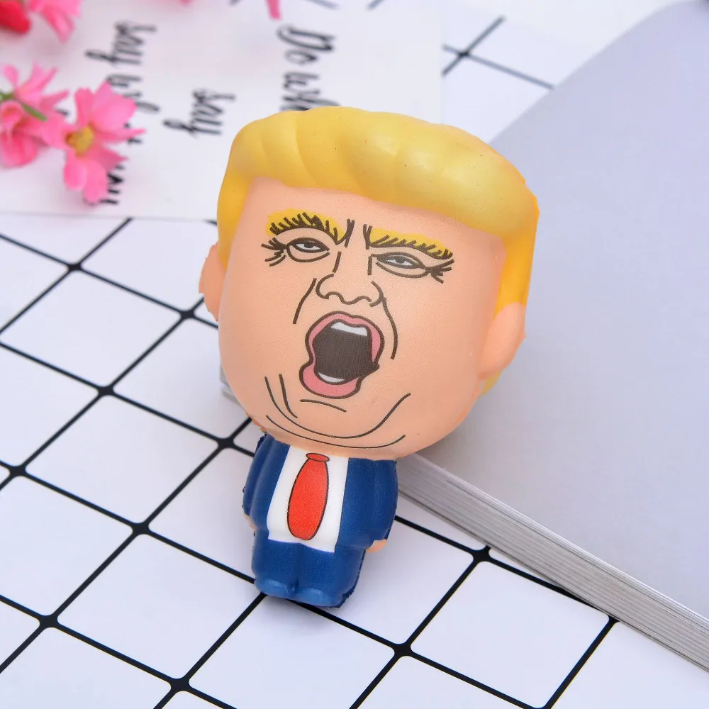 1 шт. милый Дональд Трамп мяч для снятия стресса мягкая игрушка сжимаемые игрушки