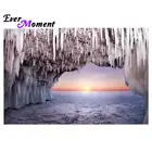 5d алмазная природа ледяная пещера большой пейзаж зимняя Алмазная вышивка полная алмазная живопись 5 d Фото Мозаика рукоделие ASF719