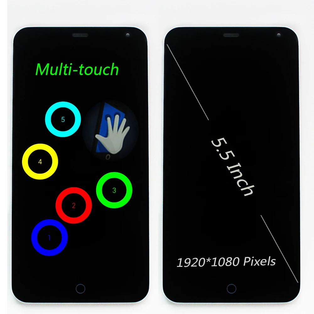 Дисплей Deal Team 5.5 дюйма для Meizu M1 Note 1920*1080 сенсорный экран NOTE 1 сборка дигитайзера с рамкой и бесплатным инструментом.