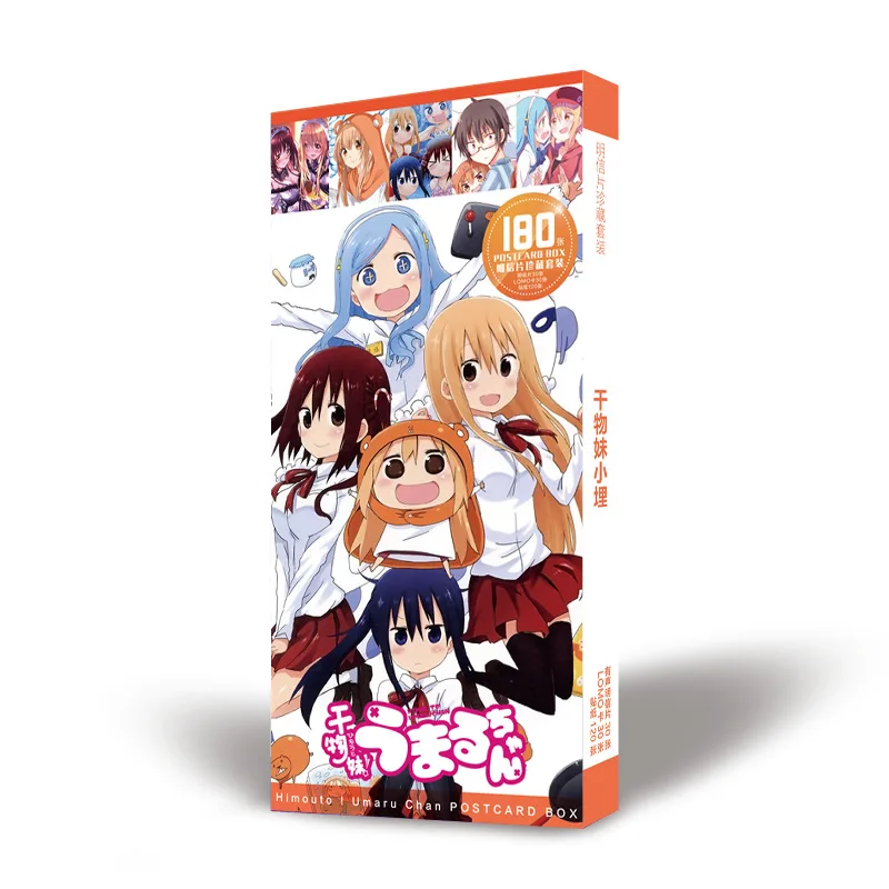 Аниме Himouto! Почтовая открытка Умару Чан дома фанат стикер для открыток