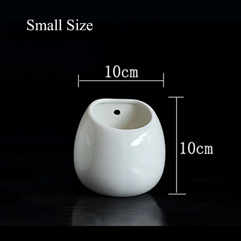 Small size Suganlife креативная подвесная корзина, керамический цветочный горшок, Подвесной Настенный цветочный горшок, садоводство, растительный горшок, украшение для культуры - Цвет: Small size