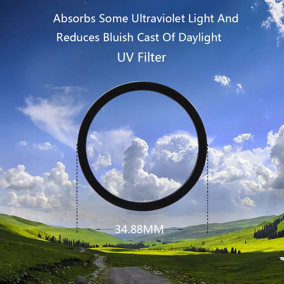 Mijia 4K фильтр для экшн-камеры цветной/CPL/ND 2 4 8 16 32/UV Защитные фильтры для объектива для Xiaomi mijia mini 4K Аксессуары для спортивной камеры
