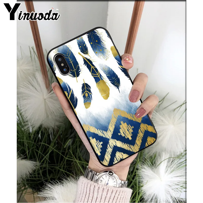 Yinuoda милый красочный мягкий чехол для телефона из ТПУ Apple iPhone 8 7 6 6S Plus X XS MAX 5 5S SE