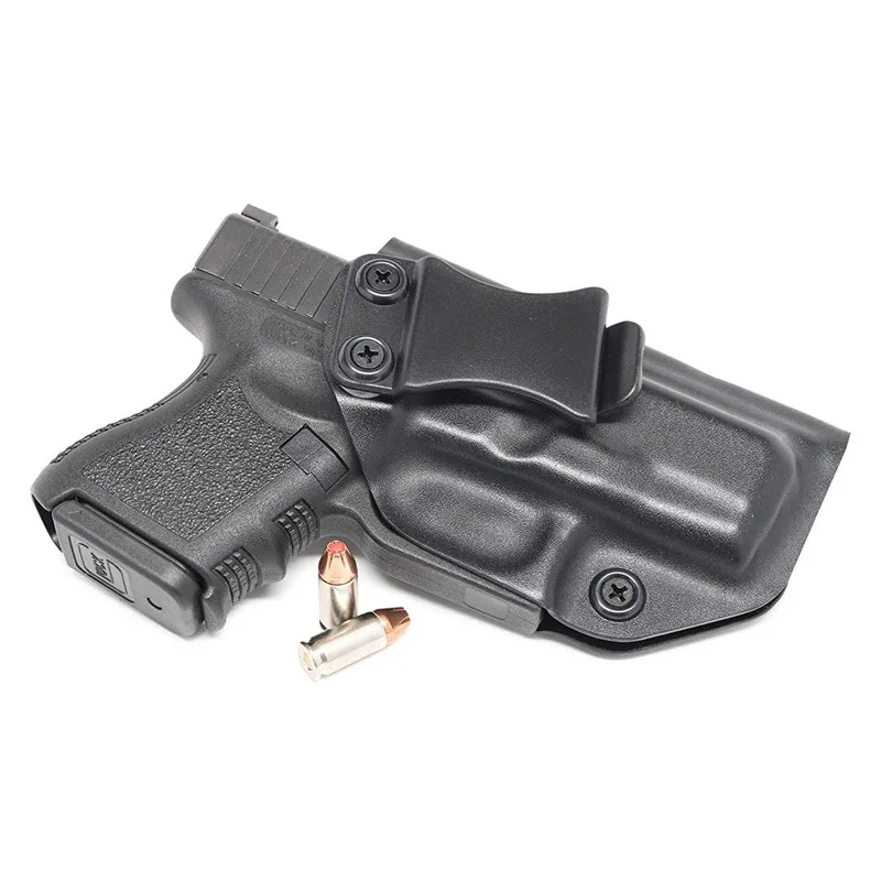 Внутри пояса IWB Kydex кобура на заказ для Glock 17 19 22 23 25 26 27 31 32 33 43 скрытый 9 мм Пистолет Чехол beltclip
