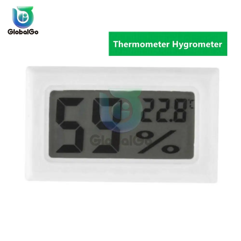 Temp Hygrometer Мини ЖК-цифровой измеритель температуры и влажности для помещений и улицы, термометр-гигрометр, датчик температуры, дисплей, домашний морозильник - Цвет: Temp Hygrometer