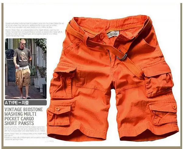Новые летние мужские повседневные армейские камуфляжные шорты карго хлопковые