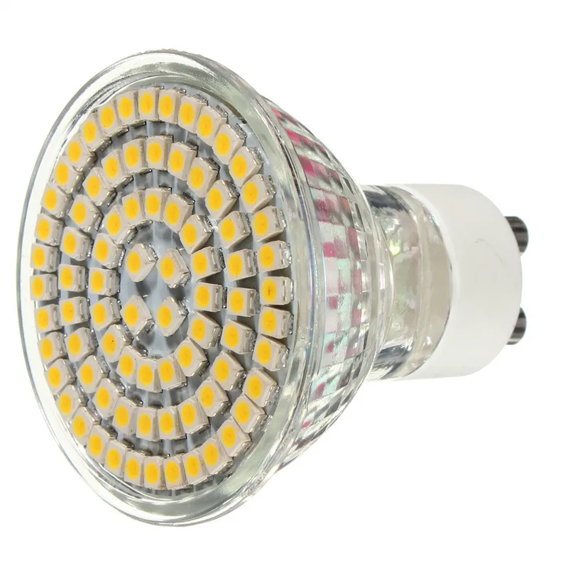 10 шт. GU10 6 Вт 80LED 3528 SMD Светодиодная лампа для точечного освещения