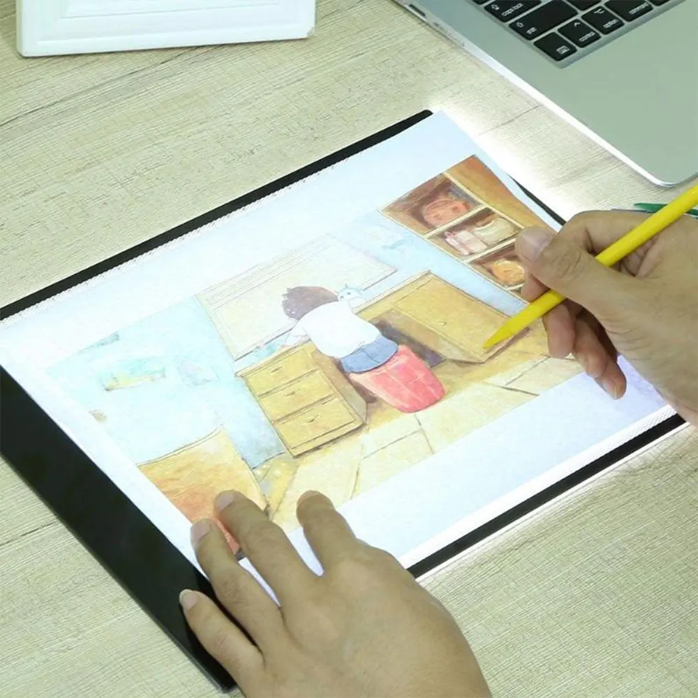 Portable Copy Board Sketching Tick Mark Drawing Tablet 5D DIY Diamond Ultra-Thin Tracing | Компьютеры и офис