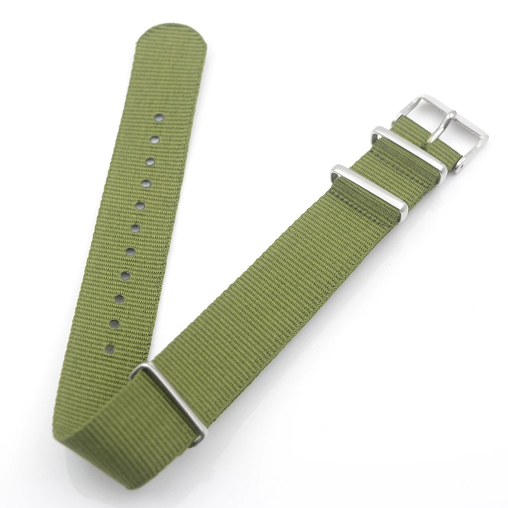 Модная крутая черная и армейская зеленая темно-синяя нейлоновая ткань 20 мм