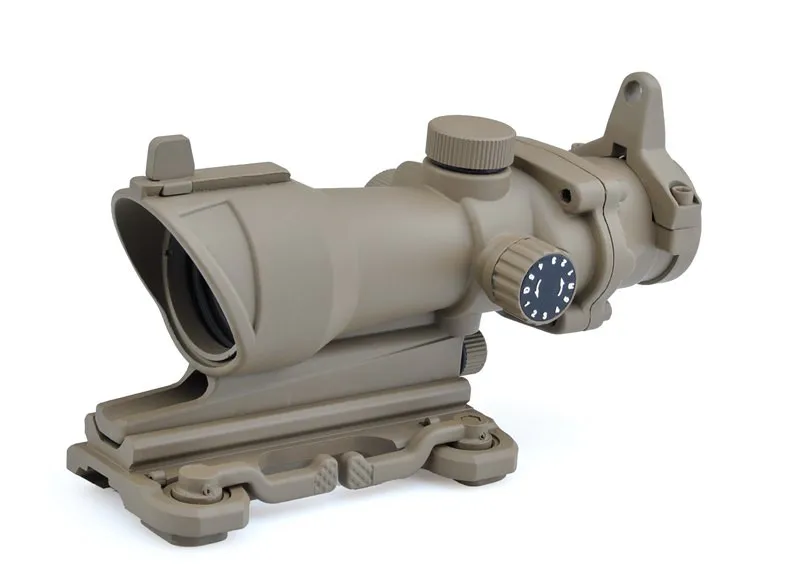 Aim-O ACOG 4x32 винтовка Зрительная труба красно-Зеленая Сетка с креплением Riflescope охотничий аксессуар ACOG 4x32 AO5319 - Цвет: DE