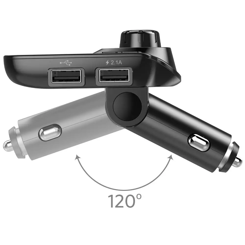 Автомобильный MP3-плеер Bluetooth fm-передатчик с двойным 2 1 а USB зарядкой Ручной Работы