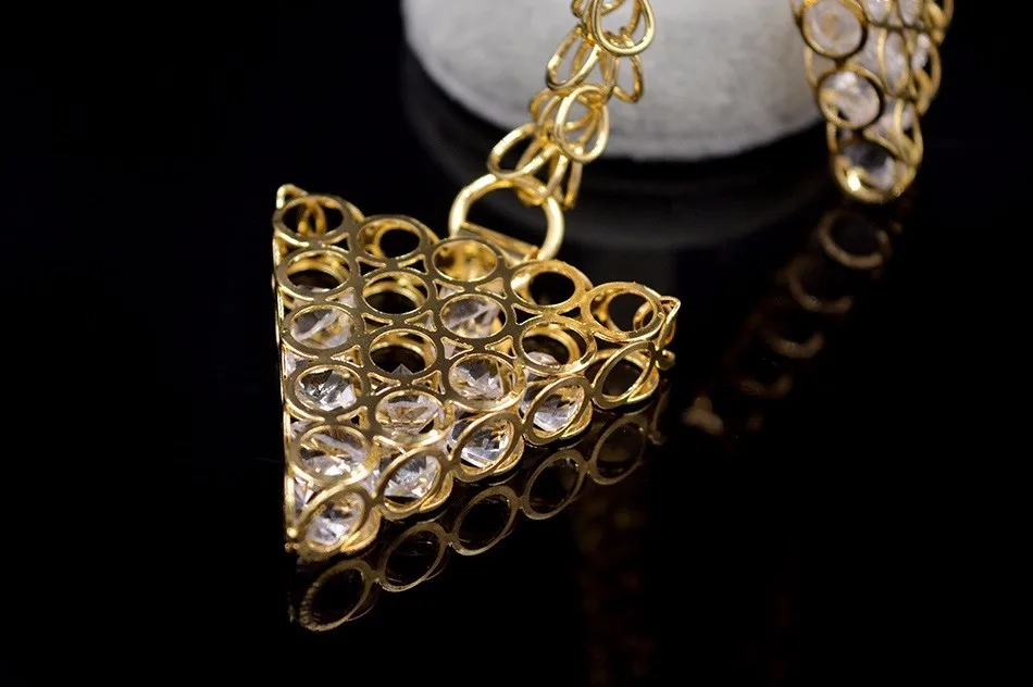 Sunny Jewelry, висячие серьги, модные ювелирные изделия для женщин, высокое качество, циркониевые треугольные серьги, вечерние, свадебные, подарок
