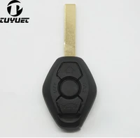 backside with words 315mhz blank car key shell for bmw 3 5 7 series 3 buttons key case blanks uncut blade 2 track