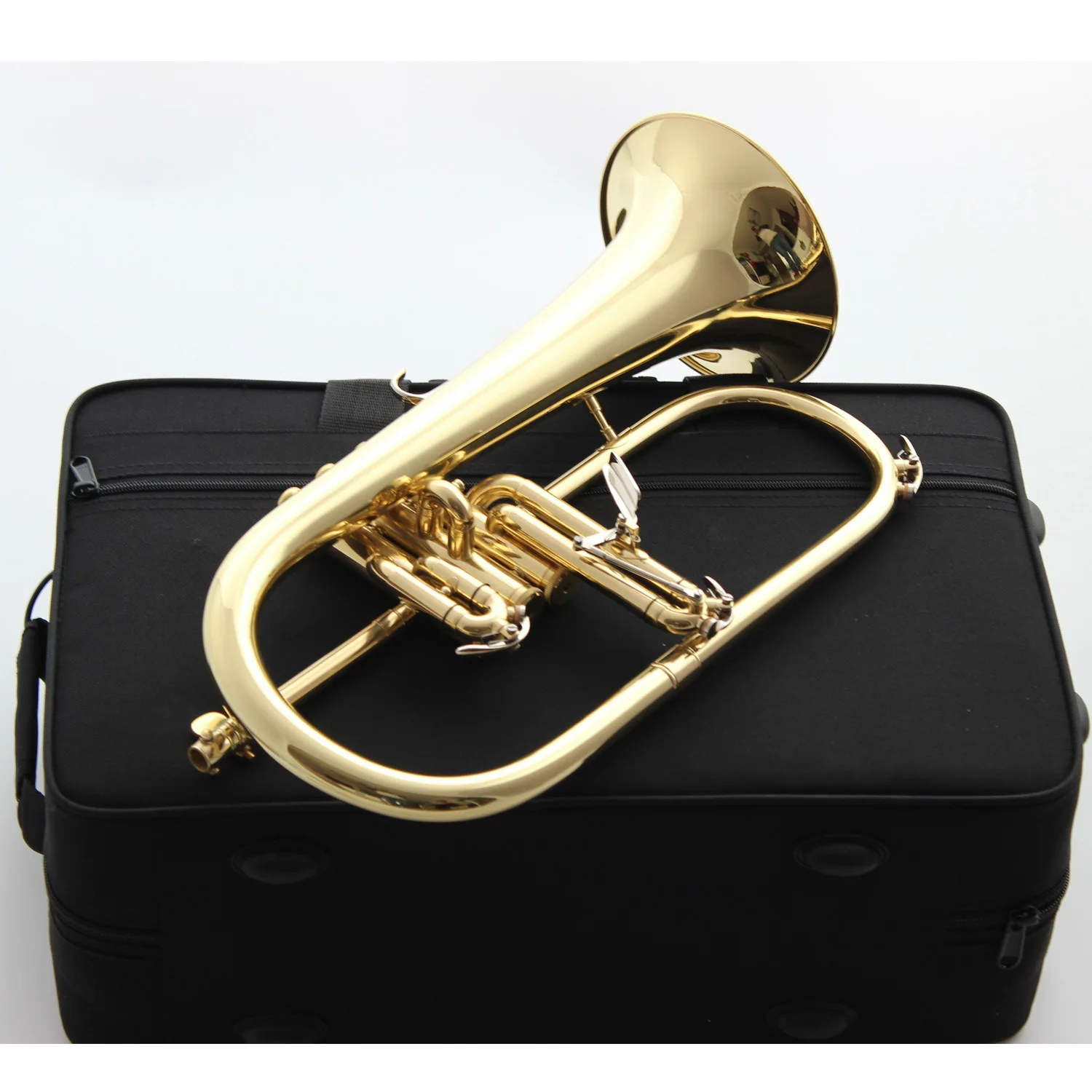 Музыка Fancier клуб профессиональный Япония flugelhorn 8310Z золотой лак с чехол для профессиональных flugelhorn s Bb желтый Латунный Колокольчик