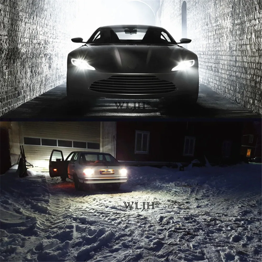 WLJH 2x T10 светодиодный W5W 5W светильник высокого качества автомобильный парковочный