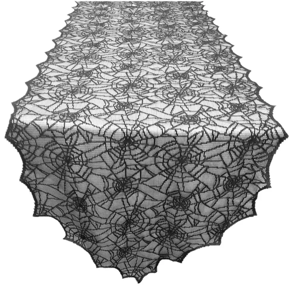 Кружевная скатерть Taoup в виде паутины для украшения стола на Хэллоуин аксессуары