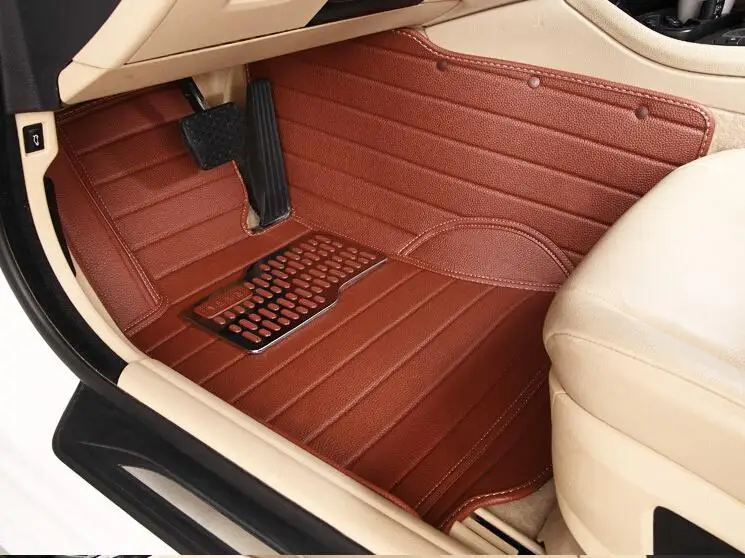 

CHOWTOTO Custom Made Special Floor Mats For Ford F-150 2doors Durable Waterproof Carpets For Ford F150