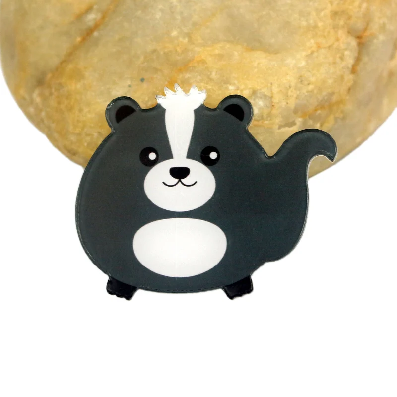 12 Круглый милый маленький животное мультфильм акриловые значки брошь значки рюкзак «сделай сам» Значки на одежду значок булавки аксессуары - Цвет: 12