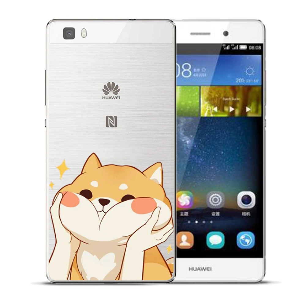 Классный чехол Corgi для Huawei P8 P9 P10 P20 P30 Lite Plus Mate 10 Pro Y5 Y6 II Y3 Y7 2017 Honor 9 6X 7X|Бамперы| |