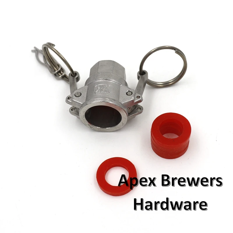 Красная силиконовая прокладка для быстрого отключения Camlock 1/2 дюйма