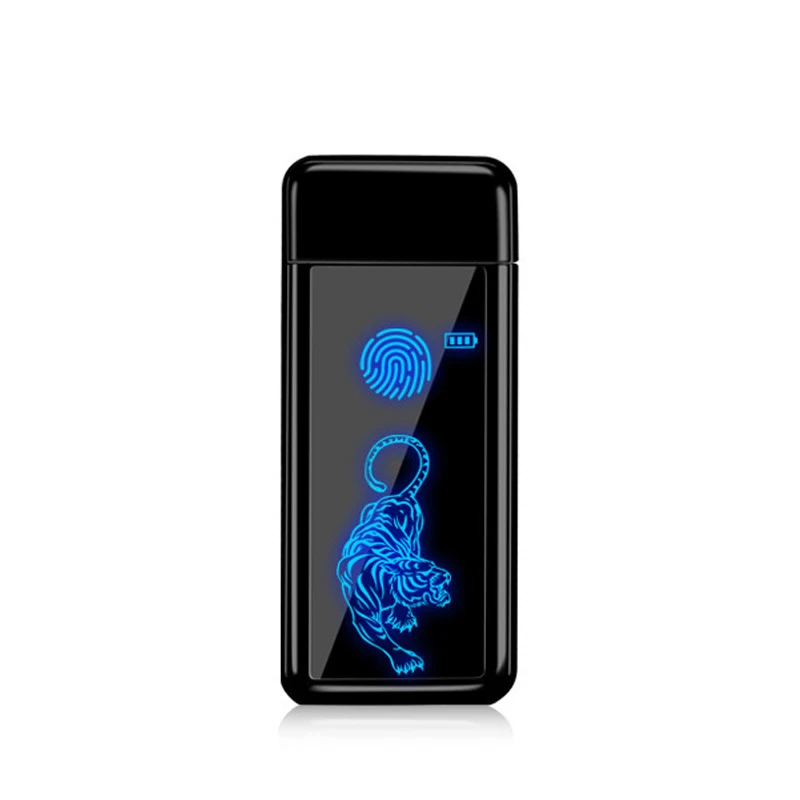 Сенсорный датчик USB Зажигалка индукционный большой экран светодиодный