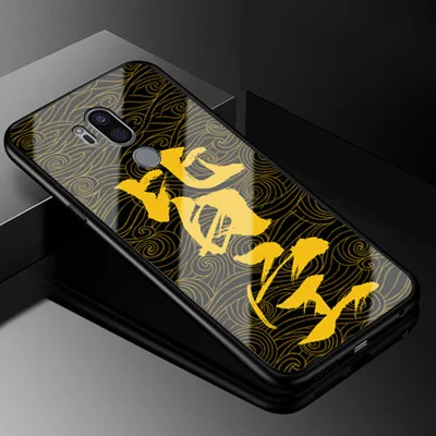Роскошный чехол из закаленного стекла для LG G7 ThinQ G710, чехол, мягкая силиконовая рамка, жесткая задняя крышка для LG G 7 ThinQ, чехол s LGG7ThinQ, оболочка - Цвет: A1