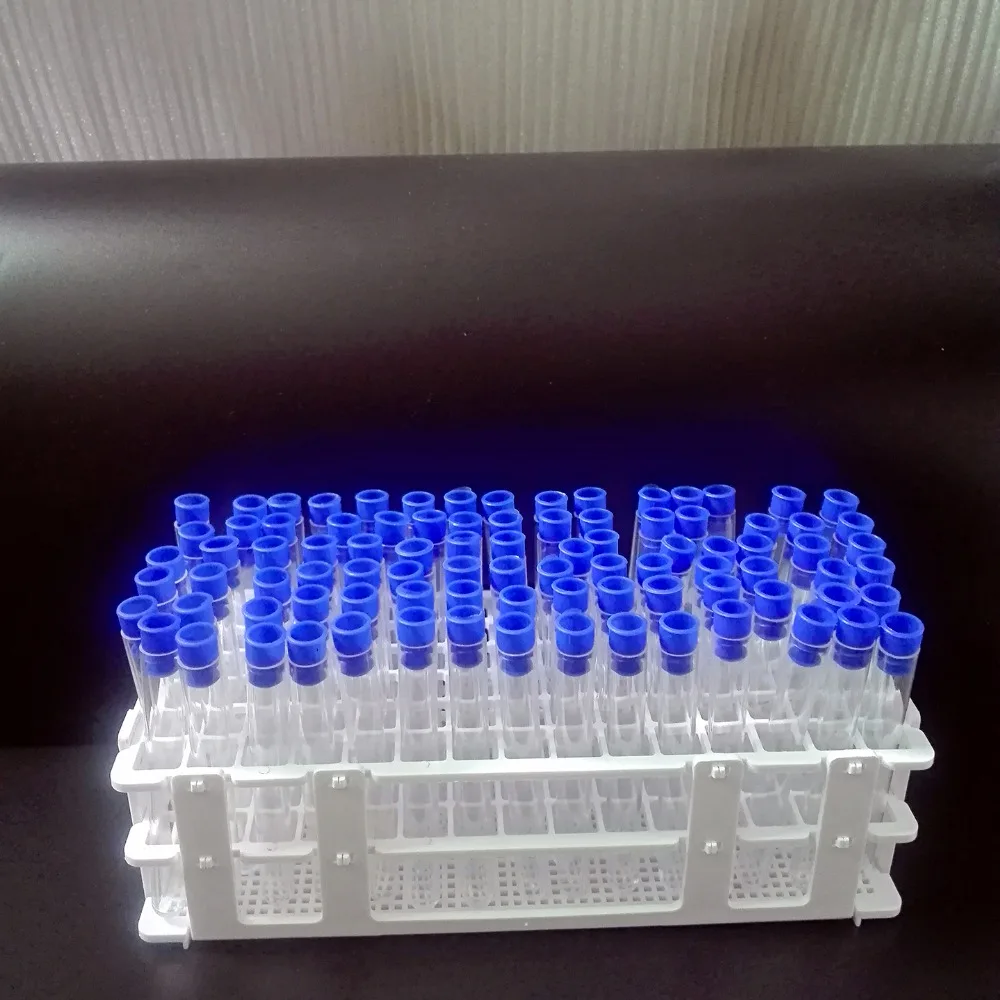 Лабораторные пробирки 100 шт. 13x100 мм (8 мл) с 1 трубкой и 90 отверстиями|lab test tubes|test