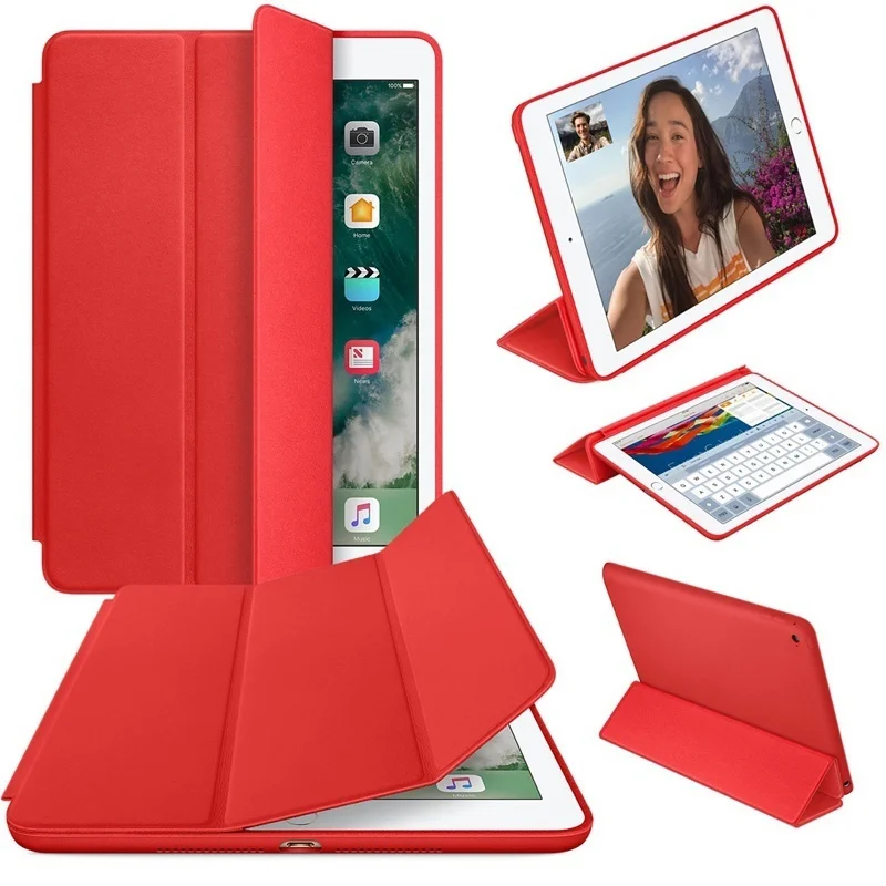 Ультратонкий Магнитный смарт флип подставка для iPad mini 1 2 3 7 9 дюйма 2018 детский