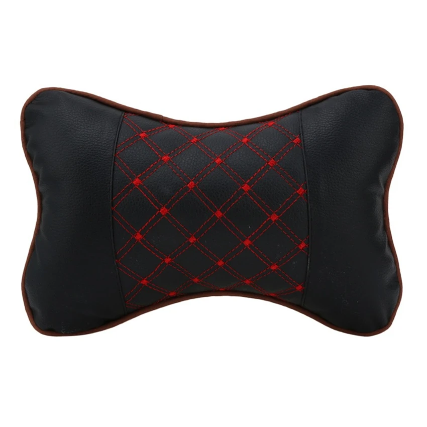 2 шт./компл. подголовник для автомобиля подушка шеи автомобильная Кожаная дышащий