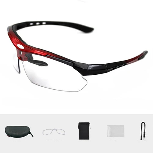 red 1 lens NEWBOLER Фотохроматические очки Для женщин очки для езды на велосипеде, UV400 поляризованные Для мужчин, велосипедные солнцезащитные очки для Спорт на открытом воздухе - Цвет: red 1 lens