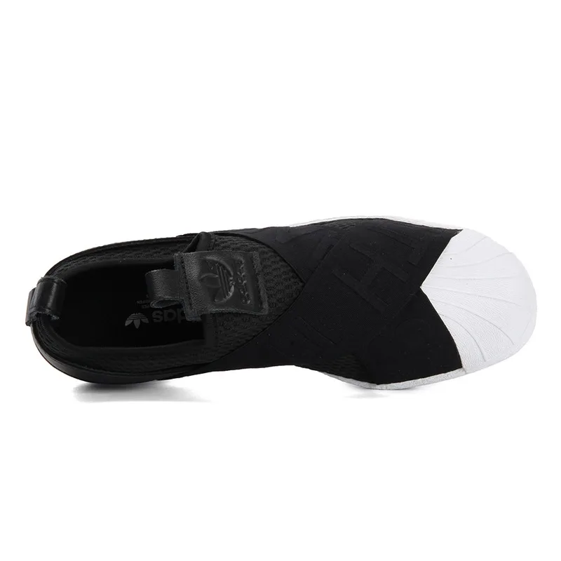 Оригинальный Новое поступление 2018 adidas Originals slipon wfoundation Для женщин Обувь для