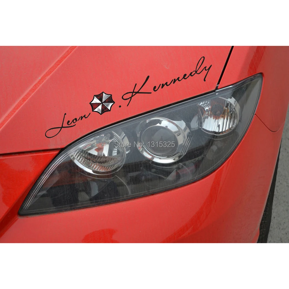 Автомобильные наклейки Aliauto Umbrella Corporation Leon Kennedy для Toyota Ford Chevrolet VW Golf Honda Hyundai Kia Lada|car