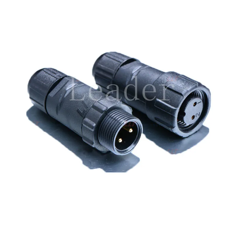 UL стандарт M14 2 Pin 250V 15A открытый кабель водонепроницаемый разъем|connector waterproof|connector