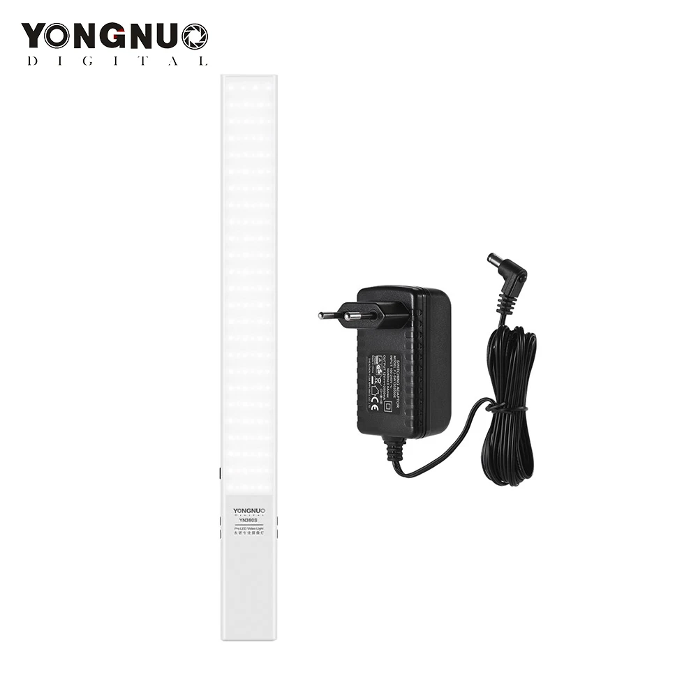 Ручной светодиодный светильник YONGNUO YN360S палочка с адаптером питания 5500K