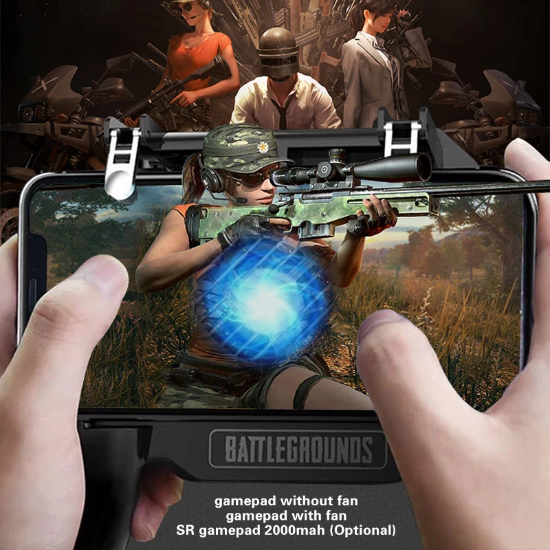3 в 1 Мобильный игровой PUBG контроллер триггера геймпад шутер триггер с
