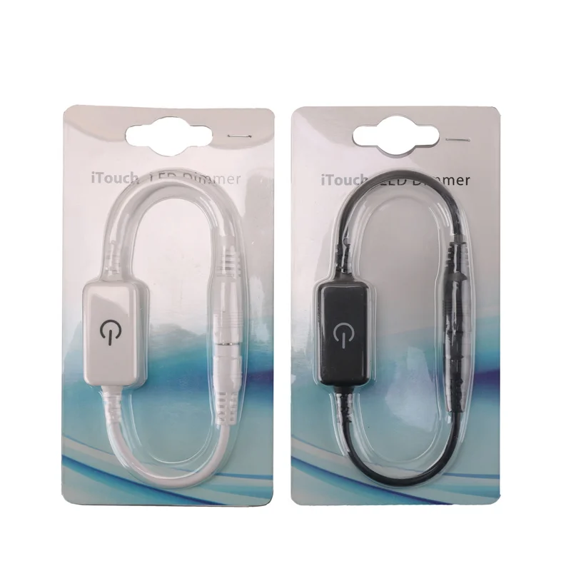 DC12V-24V Itouch светодиодный диммер сенсорный переключатель 1CH сенсорный линейный контроллер разъем постоянного тока для SMD5050 3528 одноцветные полосы света