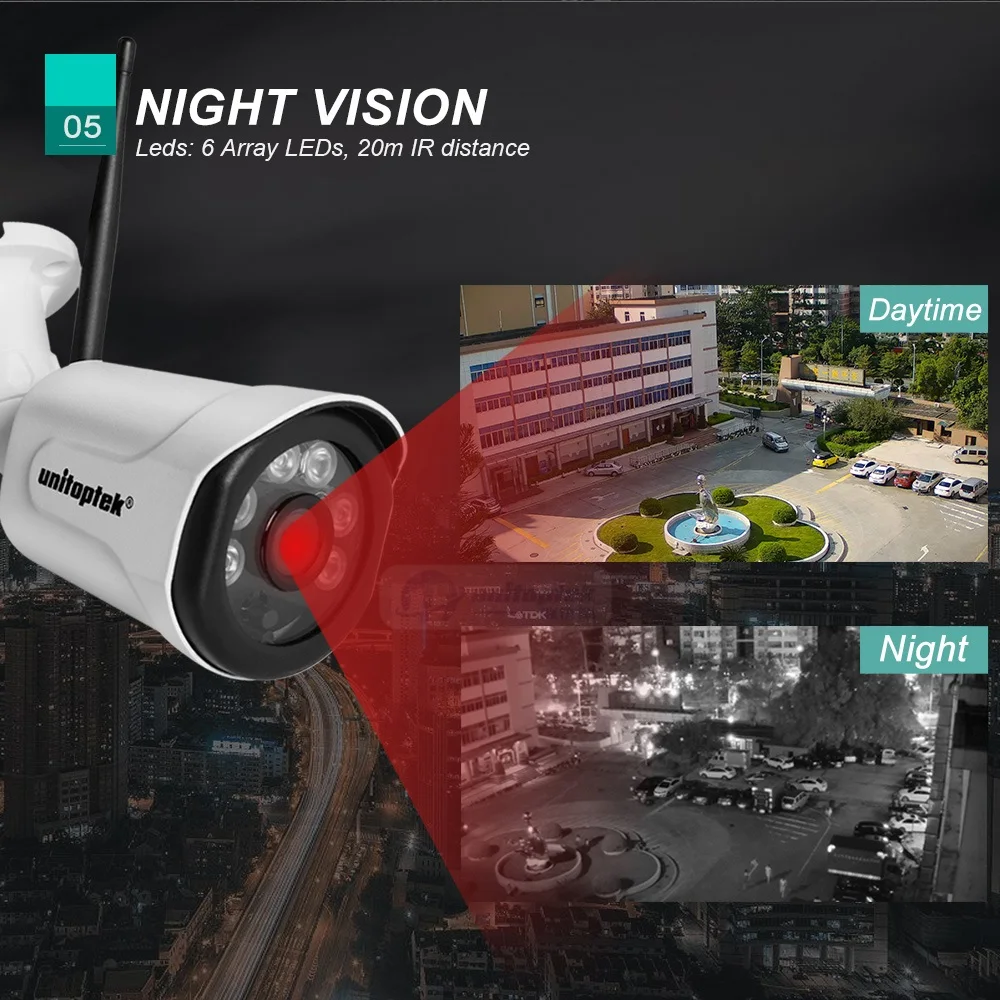1080P wifi уличная IP камера беспроводная Onvif 720P наружная пуля 2MP камера безопасности металлическая TF карта Запись P2P IR 20M CamHi