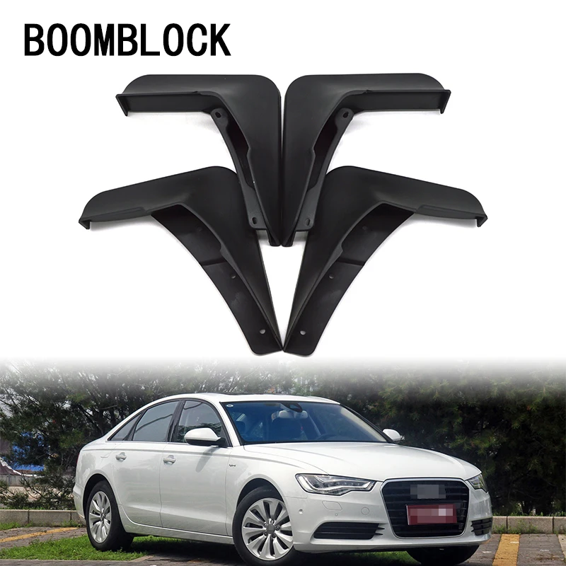 4 шт. передние и задние щитки от грязи для Audi A6 C7 2011 2012 2013 2014 Седан|Грязезащита| |
