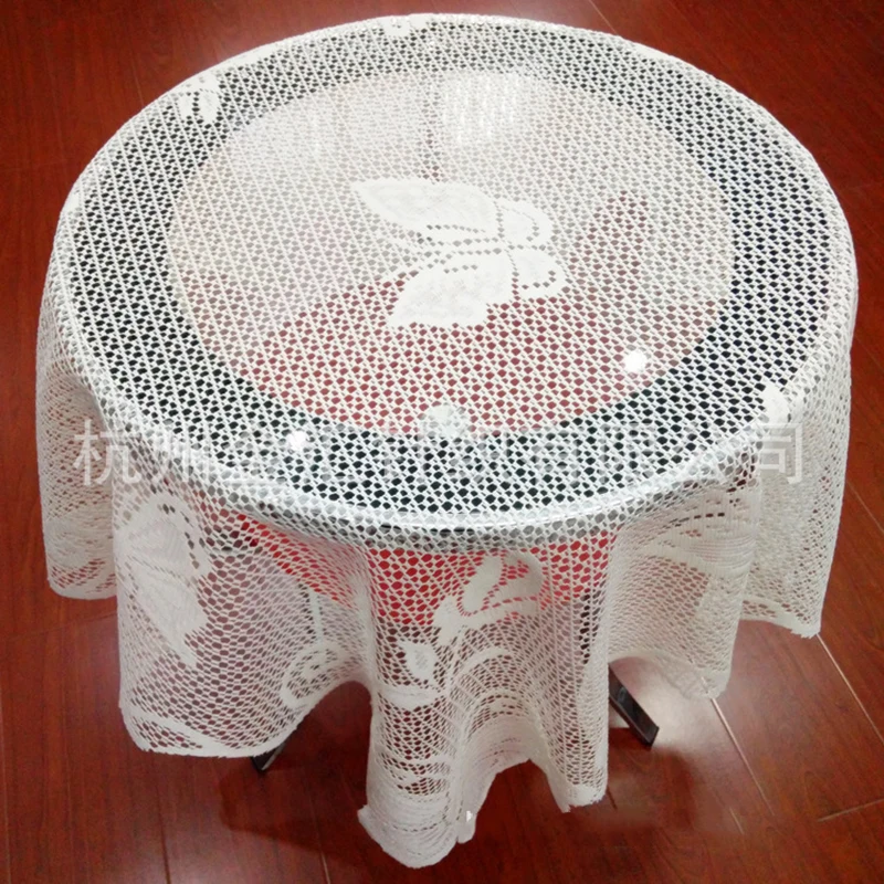 Элегантная квадратная скатерть с бабочками и розами Свадебный декор кружевная