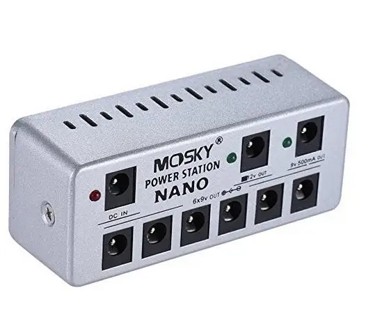 NANO Mini Effect Pedal Board источник питания 8 изолированный выход для педалей эффектов и т. Д